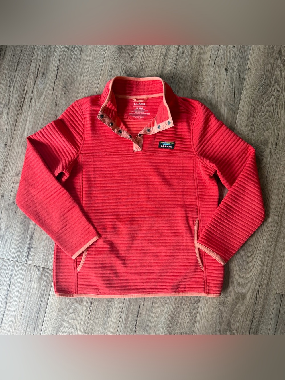 L.L Bean Womens Medium Airlight Pull Over